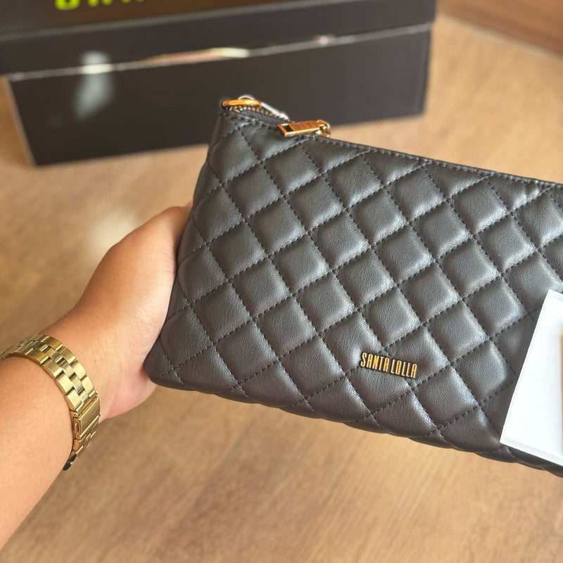 Bolsa Santa Lolla Clutch Envernizada Transversal 0450.4C39.0010