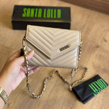 Bolsa Santa Lolla Retangular Transversal Matelassê Texturizada 0471.3F51